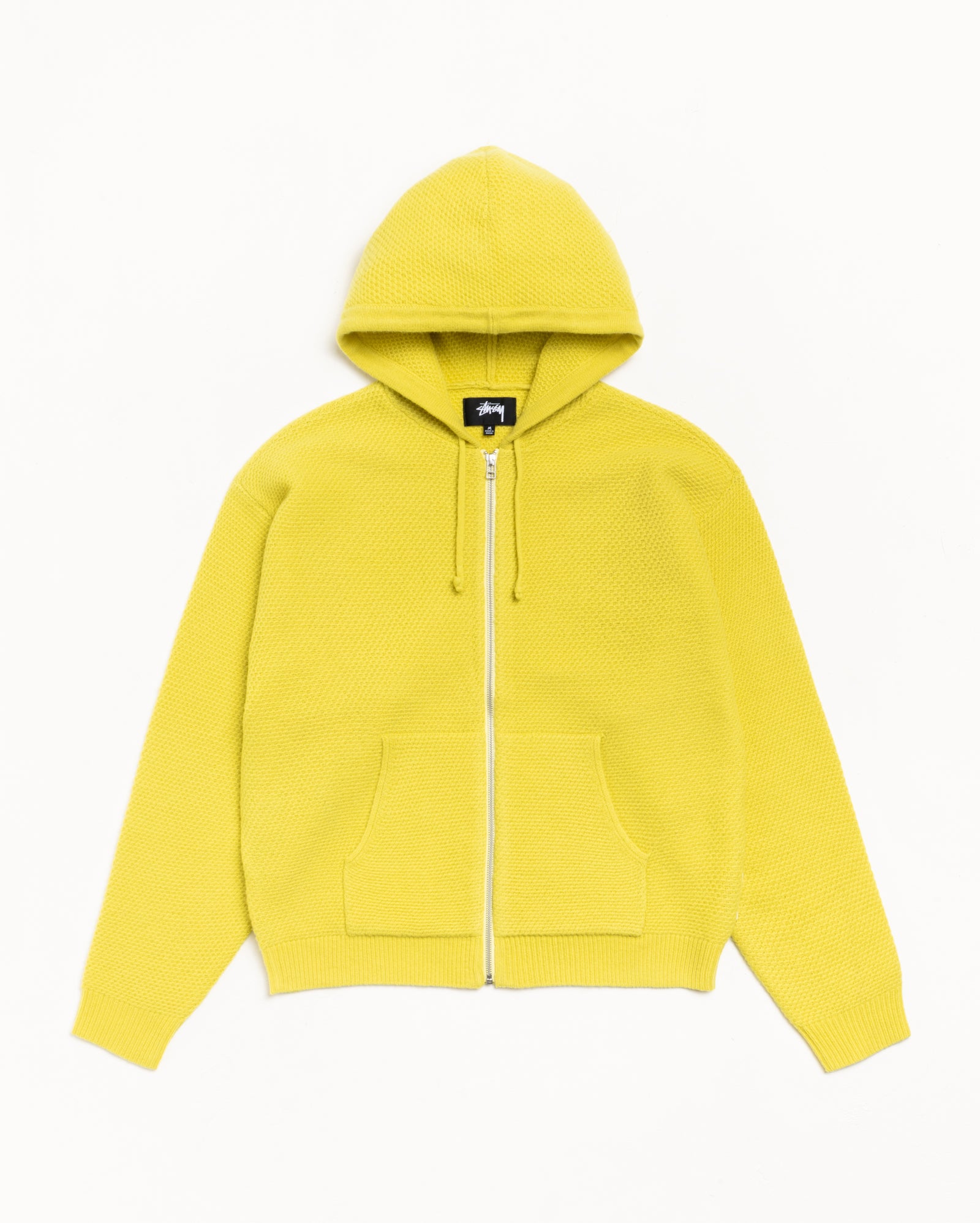 TEXTURED ZIP HOODED SWEATER - Image 6
