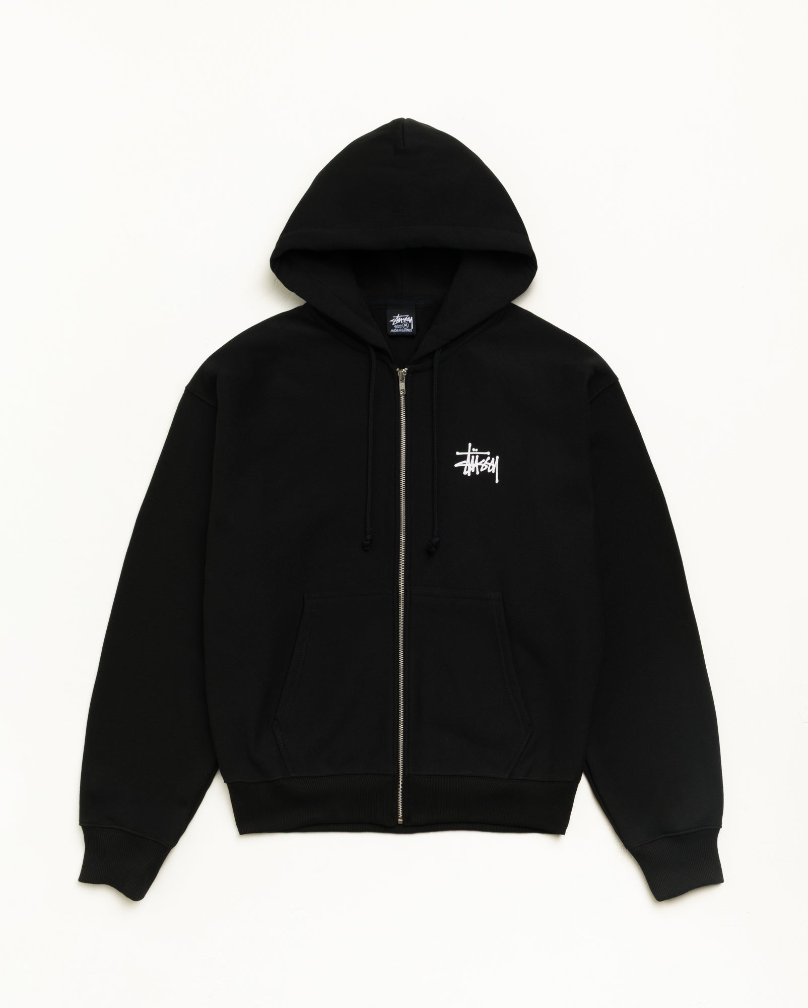 BASIC ST??SSY ZIP HOODIE
