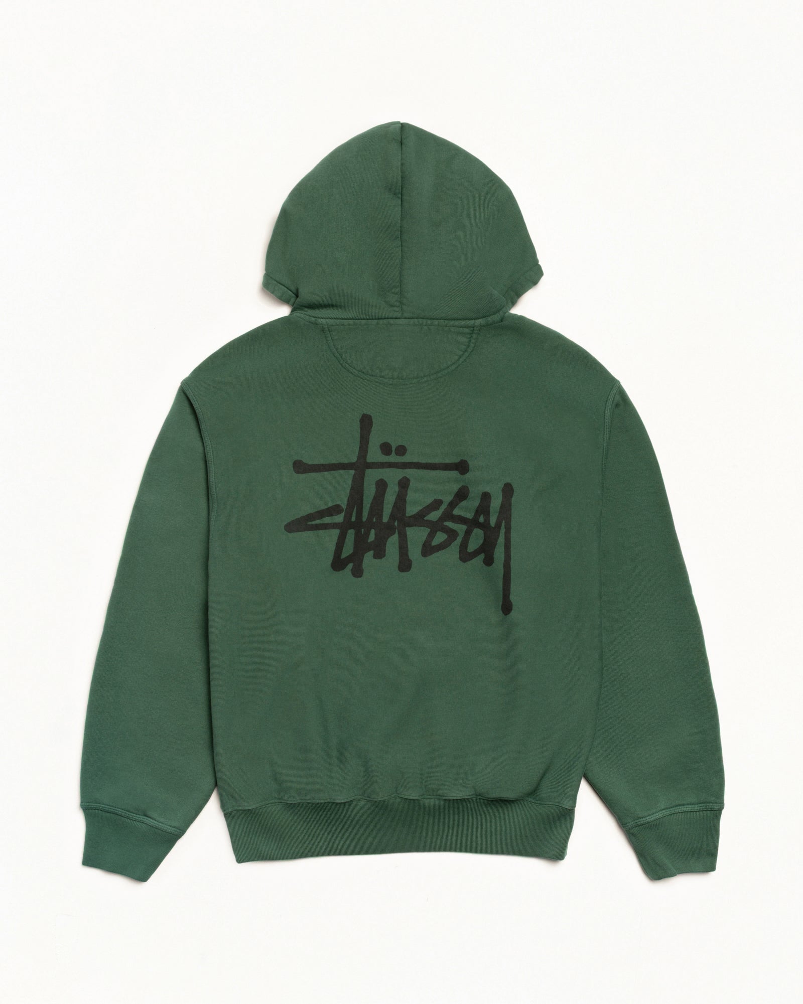 BASIC ST??SSY ZIP HOODIE PIGMENT DYED - Image 2
